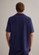 Blue cotton-blend short-sleeve polo shirt, regular fit_2
