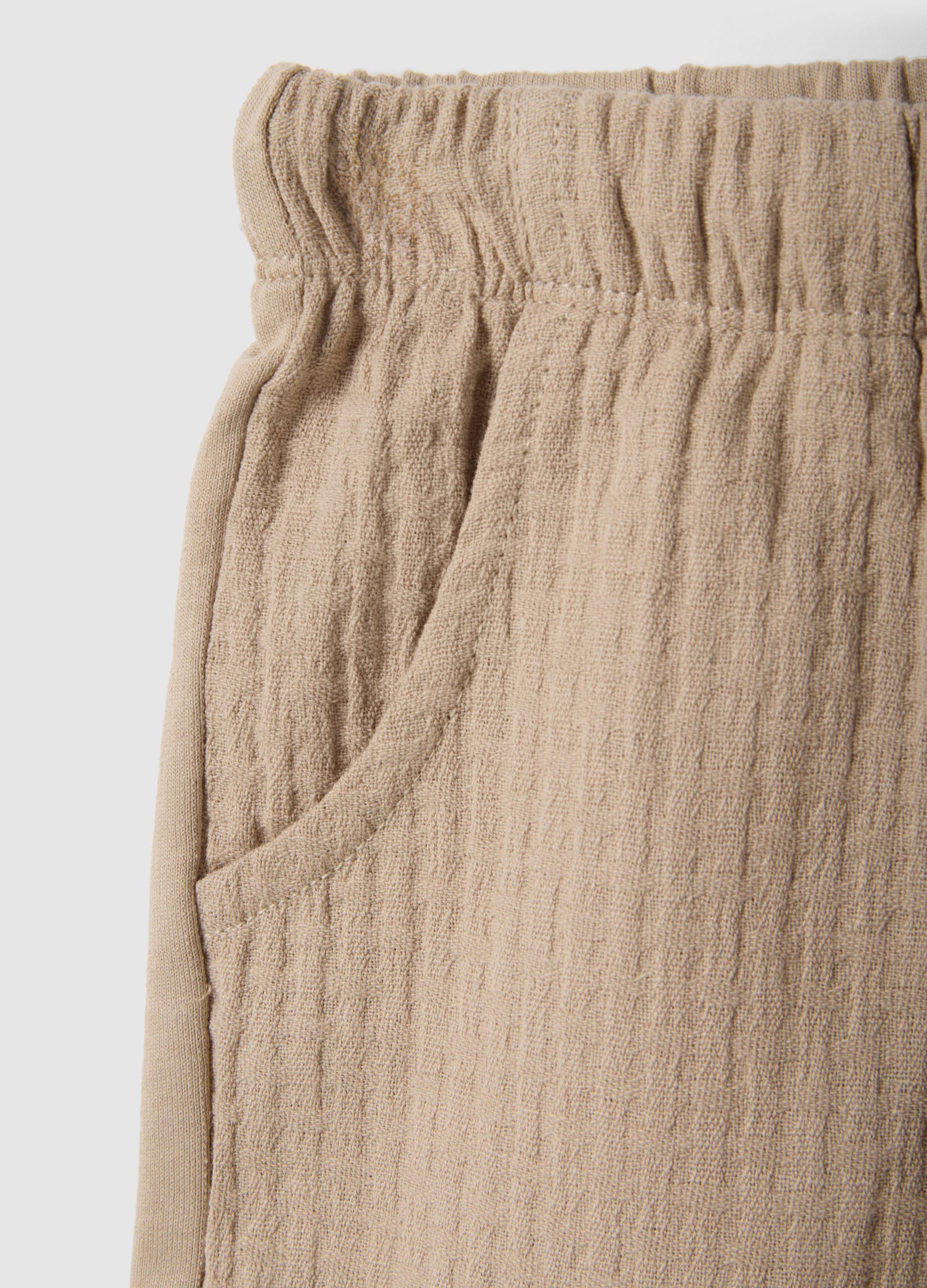 Grey pure cotton shorts for toddler regular fit