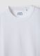 White regular-fit stretch organic cotton T-shirt for boys_2