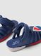 Blue beach sandals with little boat motif_2