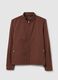 Full-zip bomber jacket in cotton and linen_4