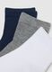 Multipack of multicoloured cotton blend short socks for boys, regular fit_2