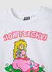Multicolour Stretch Cotton Set for Girls with Peach Print_2