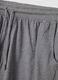 Grey pure cotton regular fit pyjama shorts_5