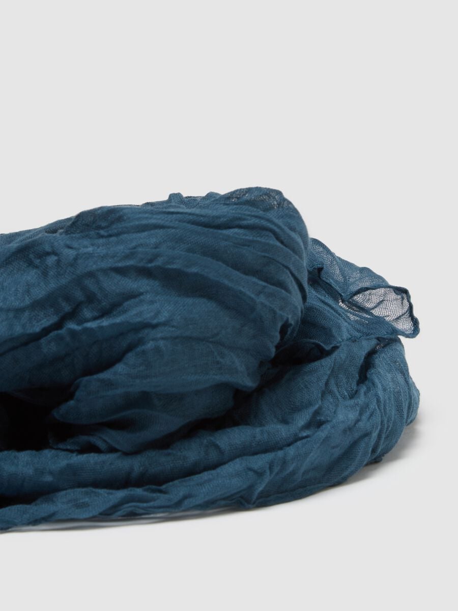 Light Blue Regular Fit Scarf_1