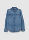Western shirt in denim_4