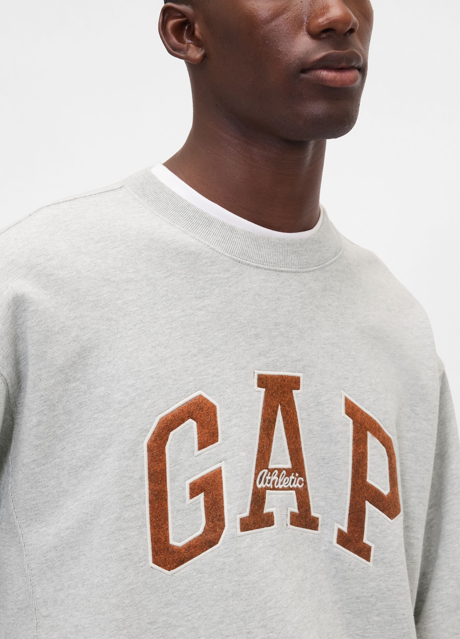 Grey Sweatshirt with Logo