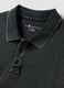 Polo a maniche corte in puro cotone nero regular fit_5