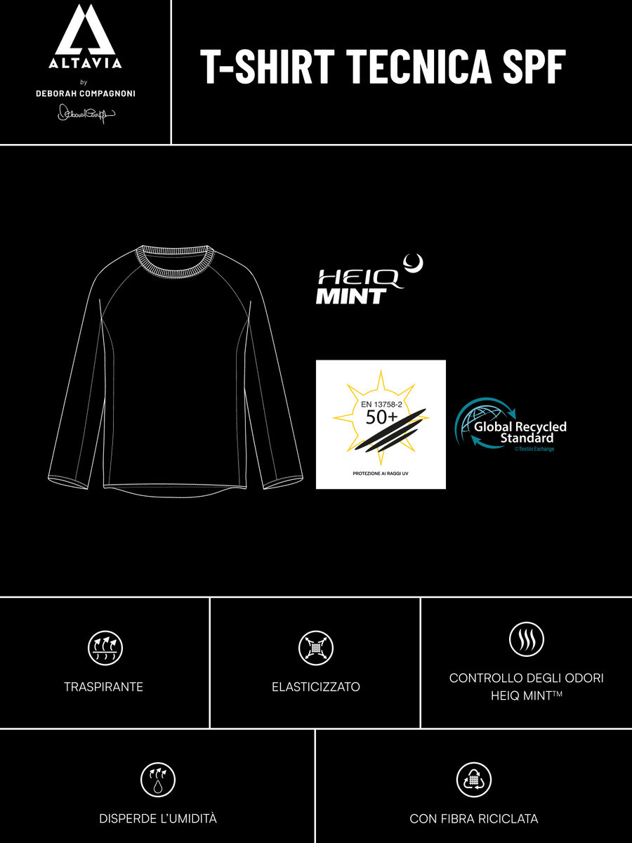 Technical T-shirt SPF ALTAVIA WITH DEBORAH COMPAGNONI_8