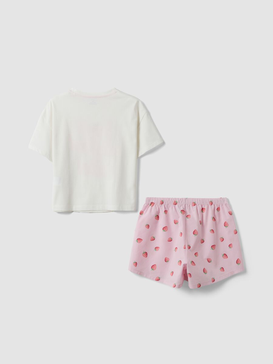 Multicolour pure cotton regular fit pyjama for girls_1