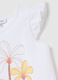 Girls&rsquo; white summer outfit in 100% cotton with regular fit_2
