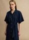 Long blue pure cotton maxi dress_2
