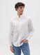 Cotton and linen shirt with Mandarin collar_1