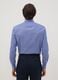 Blue cotton-blend button-down collar shirt, slim fit, easy iron_3