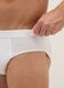 2-pack white briefs, regular fit, in mercerised cotton_3