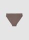 Brown stretch organic cotton briefs_0