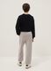 Boys' grey pure cotton joggers regular fit_1