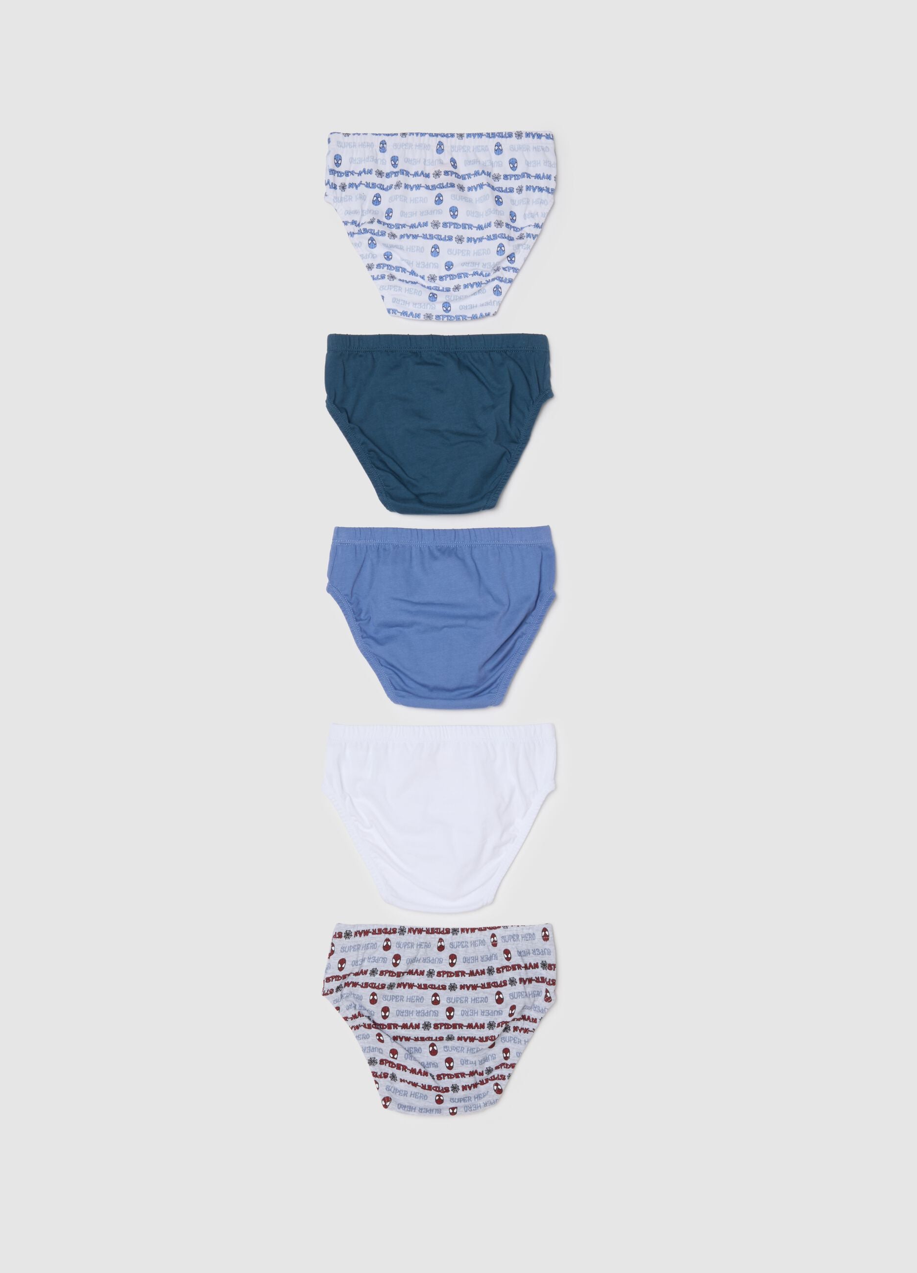 Multipack Kids' Multicoloured Cotton Regular Fit Briefs