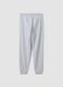 Grey organic cotton jogger trousers_1