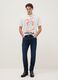 White pure cotton regular fit T-shirt with Naruto print_1