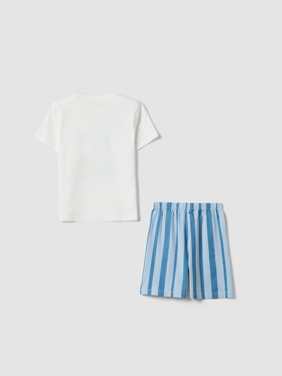 Multicolour pure cotton regular fit children's pyjamas_1