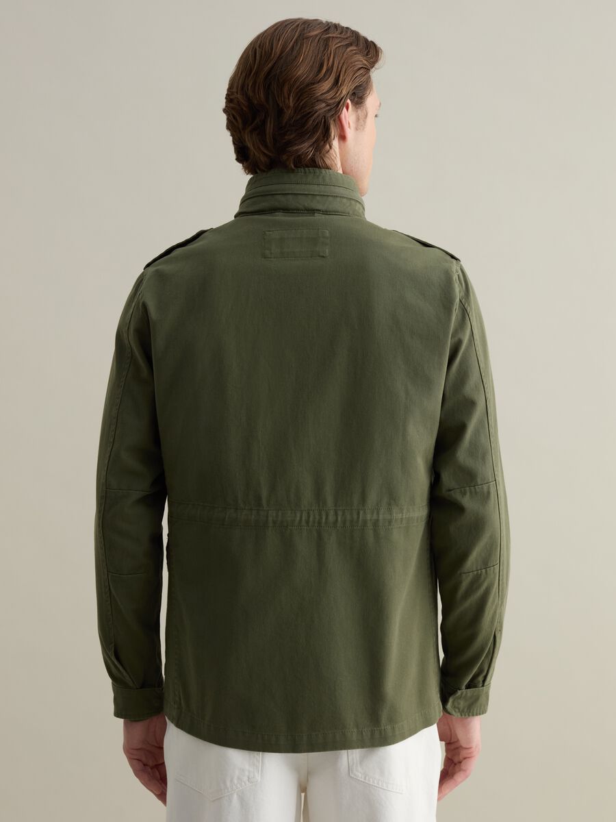 Short safari jacket with internal hood_2