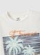 White pure cotton regular fit kids t-shirt with print_3
