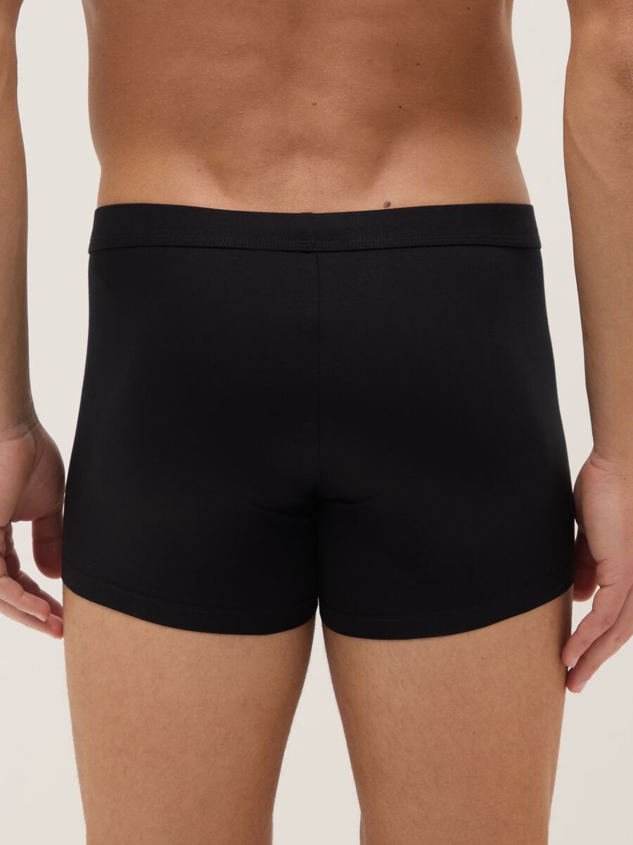 Bipack boxer neri regular fit in cotone mercerizzato_2