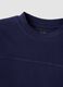 Blue pure cotton kids&rsquo; T-shirt with oversized fit_3