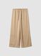 Beige wide-leg trousers with regular waist_4