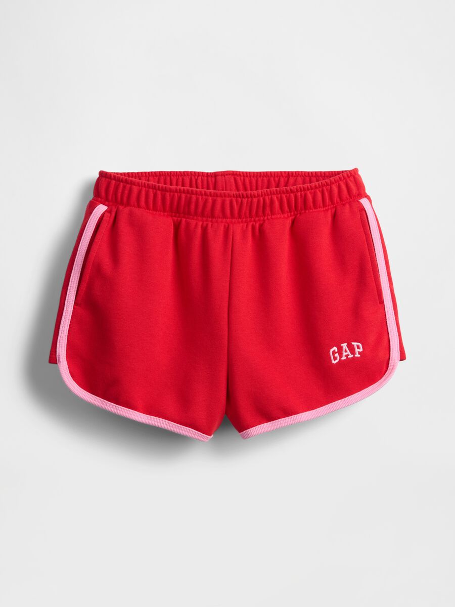 Shorts in misto cotone con logo GAP_3