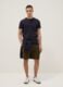 Blue pure cotton short-sleeve T-shirt_1