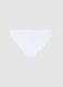 White Stretch Cotton Briefs Regular Fit for Girls_1