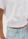 Girls&rsquo; white regular-fit T-shirt in 100% cotton_1