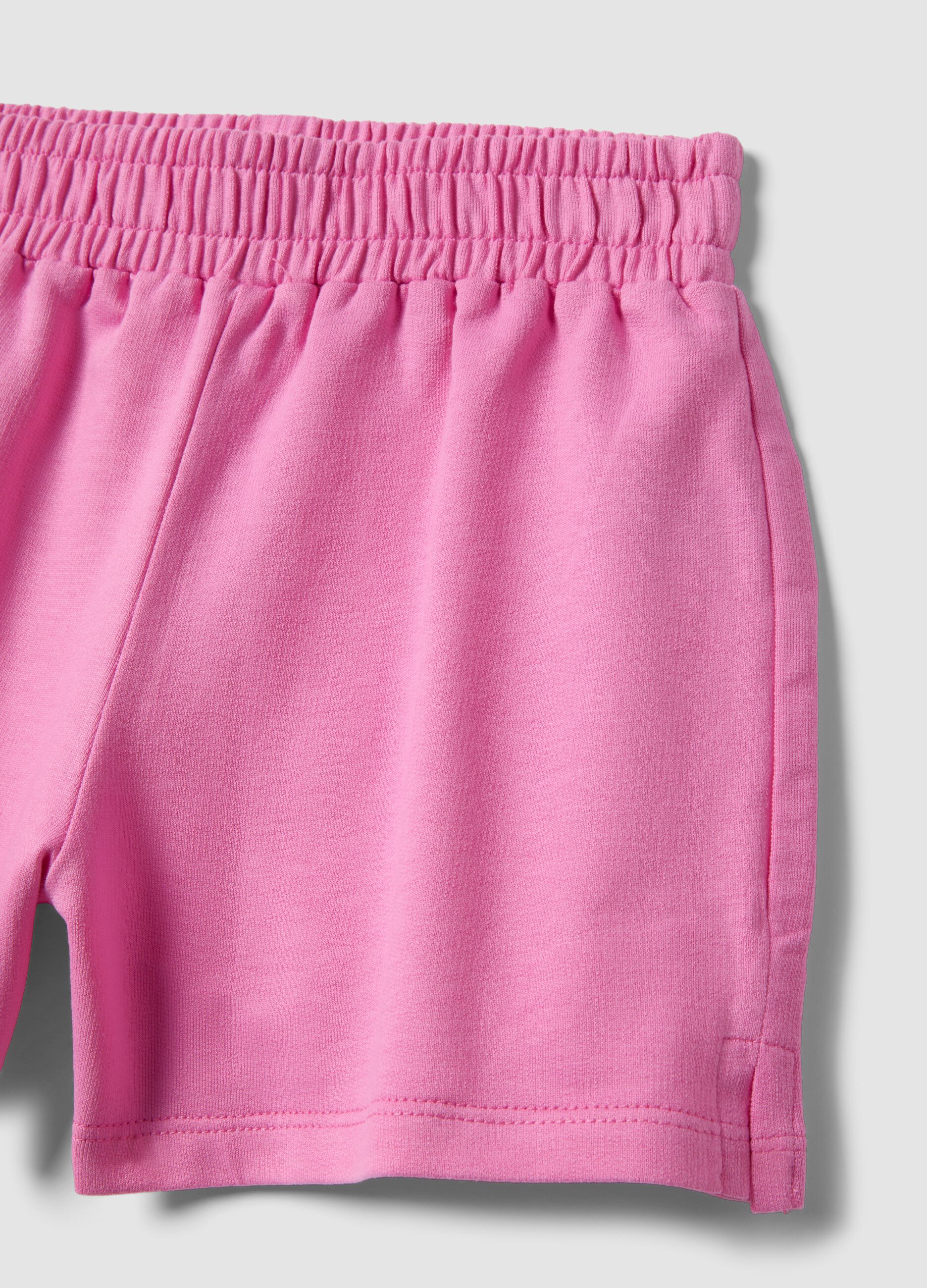 Multicoloured stretch cotton set for girls with regular fit