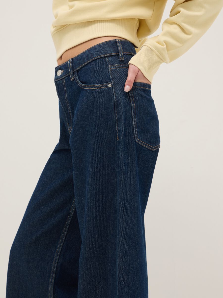 Pure Cotton Blue Boyfriend Fit Jeans_3
