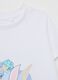 White cotton T-shirt with glitter print_3