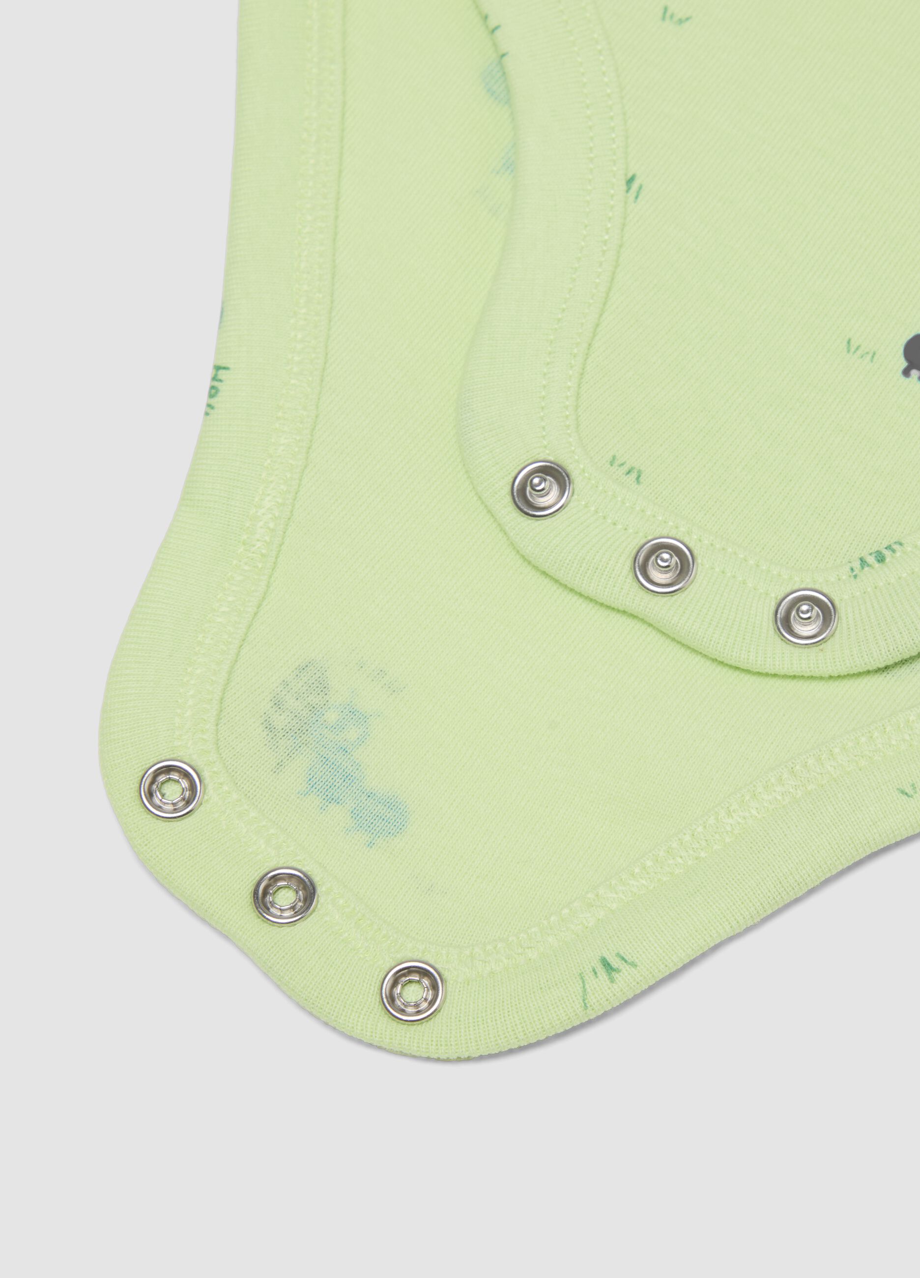 Newborn multicolor pure cotton bodysuit tripack with ants