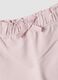Pink and White Organic Cotton Set with Classic Collar for Baby Girl_2