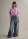 Regular fit multicolour pure cotton shirt with floral pattern_1