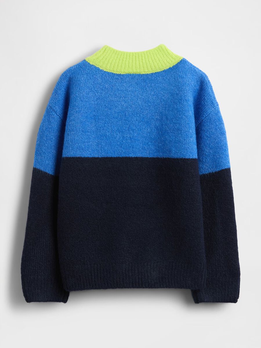 Multicolour stretch fabric jumper for children_1