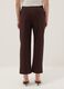 Straight Stretch Cotton Brown Jogger Trousers_2