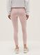 Pink stretch cotton regular fit leggings with Everlast logo_2