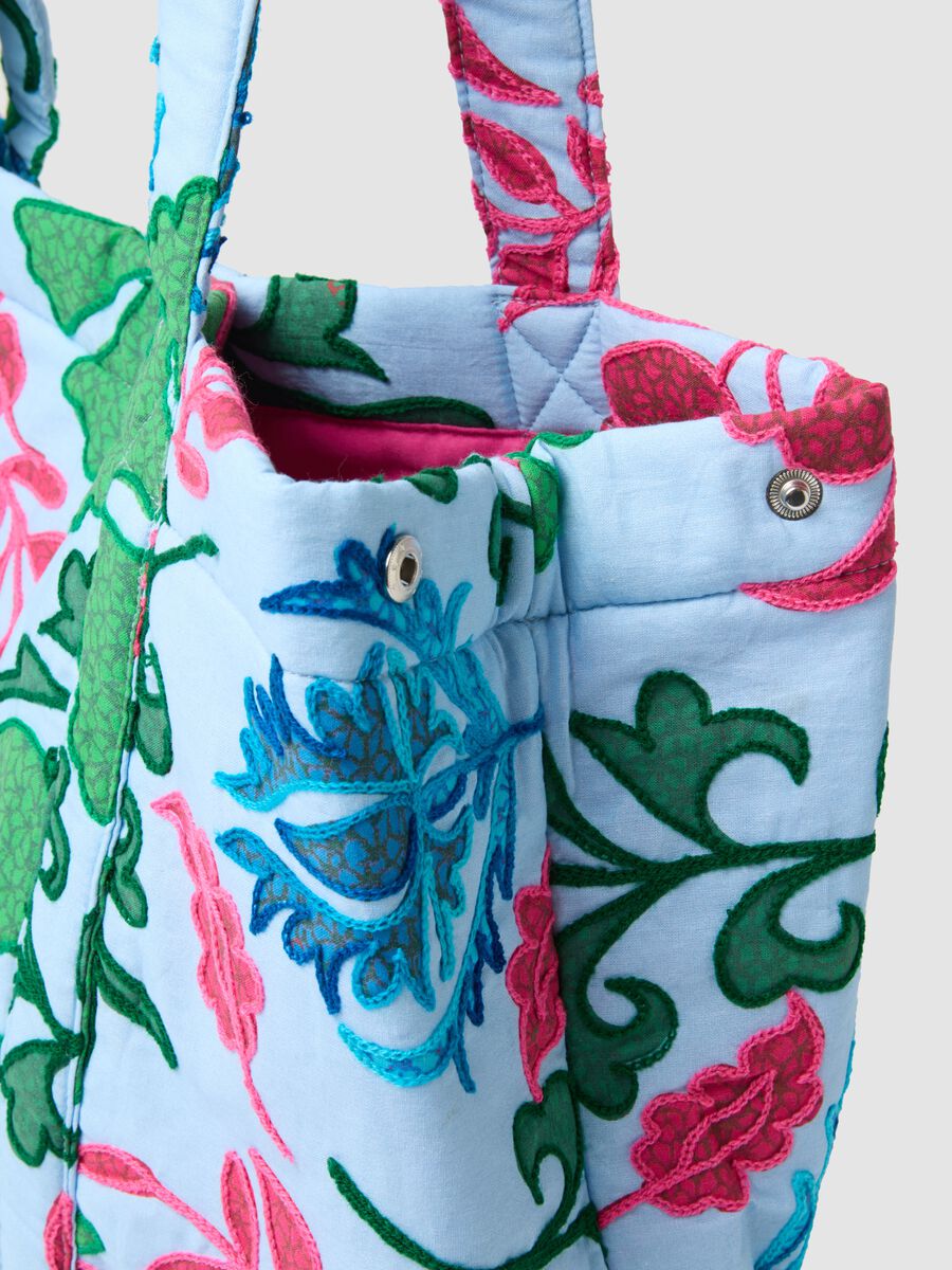 Multicolour pure cotton beach bag_2