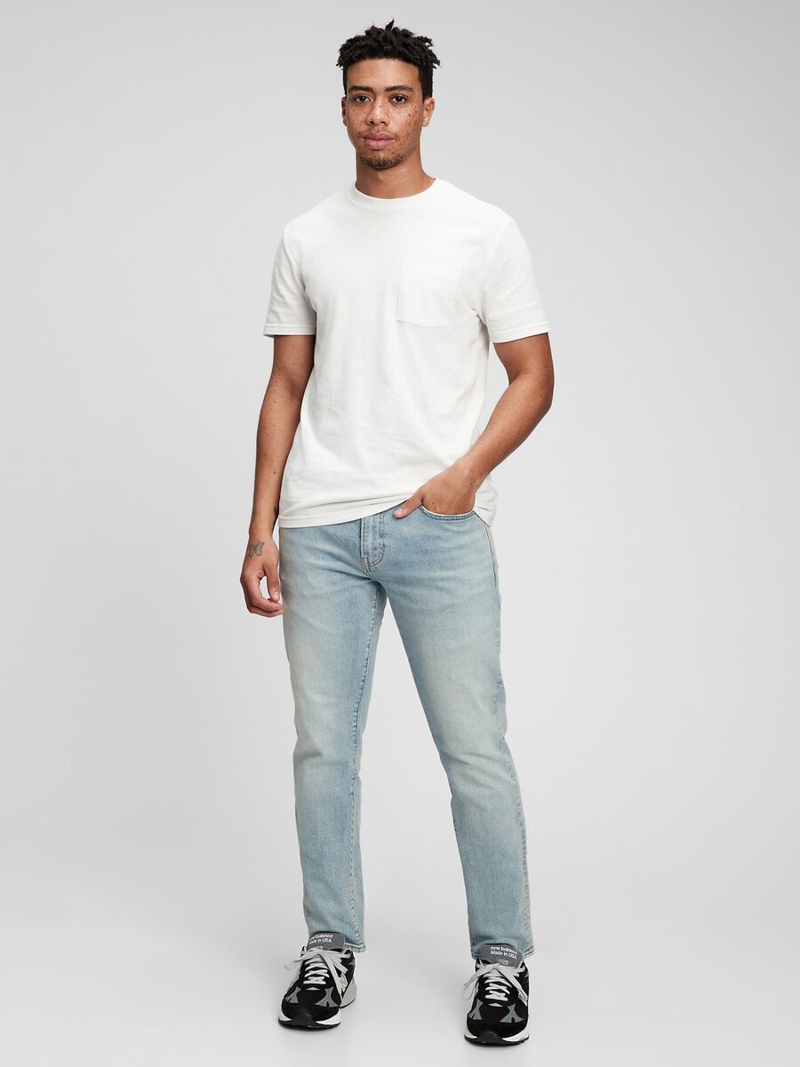 Slim-fit jeans with discolouring_4