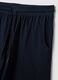 Blue pyjama shorts in pure cotton regular fit_5