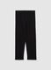 Black three-quarter stretch leggings_4