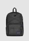 Black backpack with front pocket and adjustable shoulder straps_0