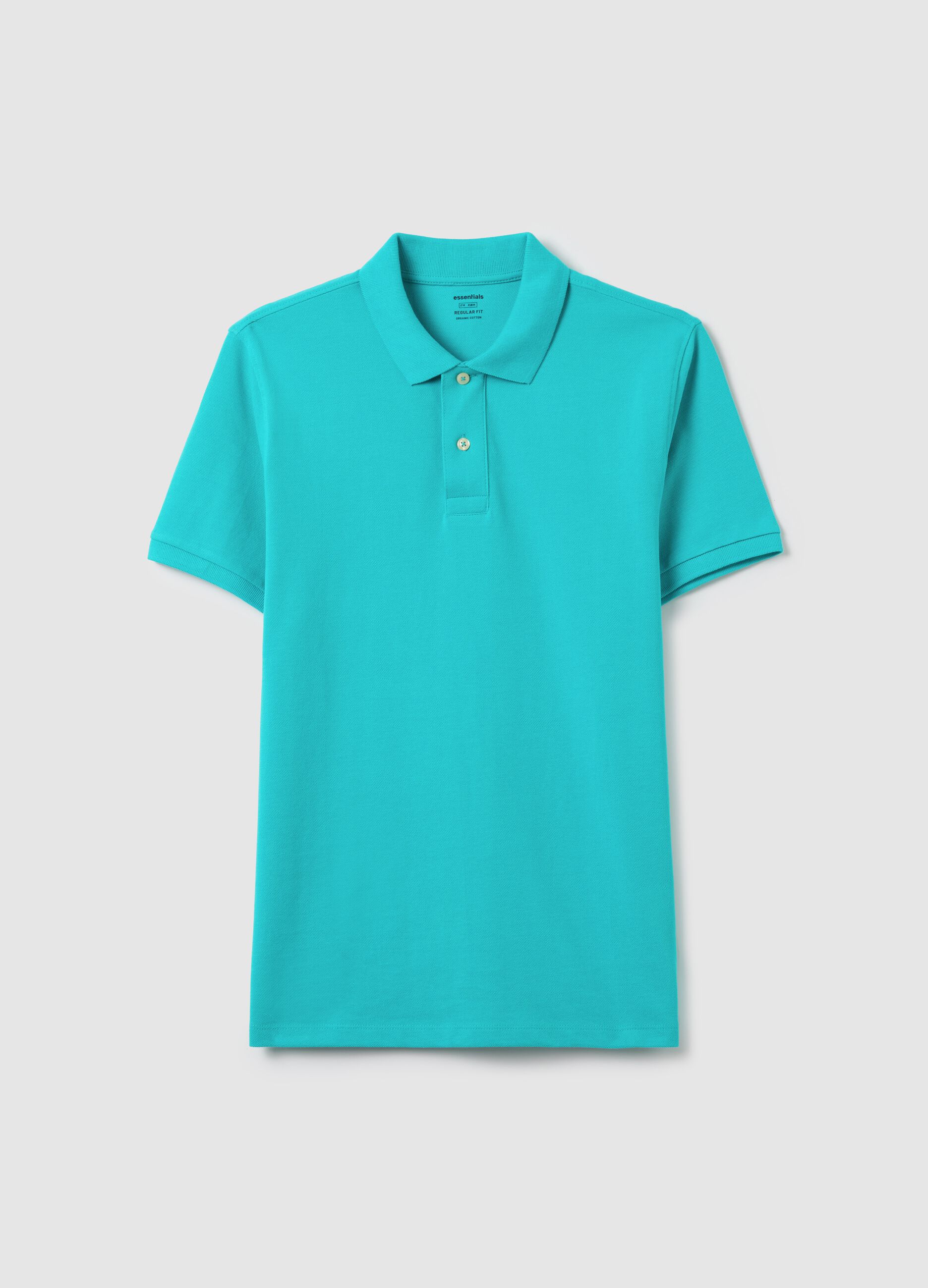 Organic cotton regular-fit polo shirt
