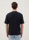 Black pure cotton t-shirt relaxed fit_2
